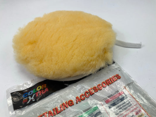 Color Extra CX3024 8'' Wool Tie-on Polishing Buffing Pad Bonnet