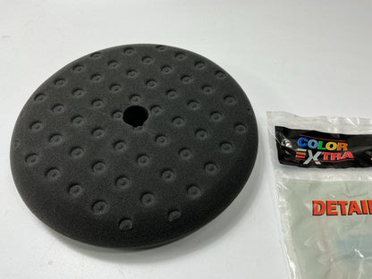 Color Extra CX3120B Polishing Buffing Pad Bonnet 8'' CCS Black Foam Finishing Pad