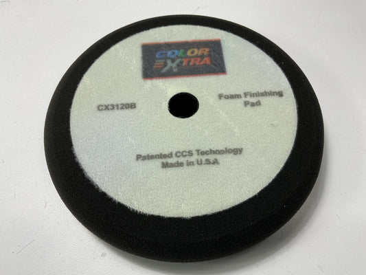 Color Extra CX3120B Polishing Buffing Pad Bonnet 8'' CCS Black Foam Finishing Pad