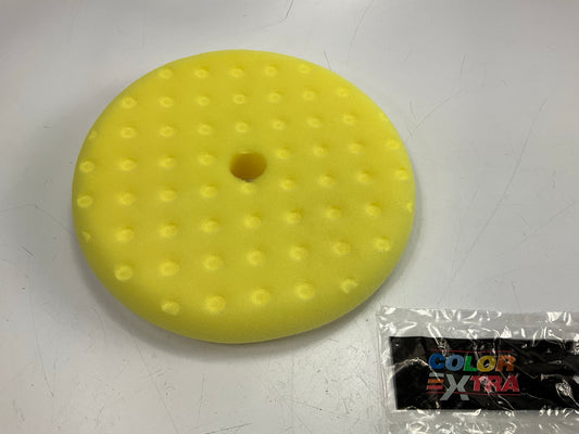 Color Extra CX3120Y Polishing Buffing Pad Bonnet - 8'' YELLOW Foam