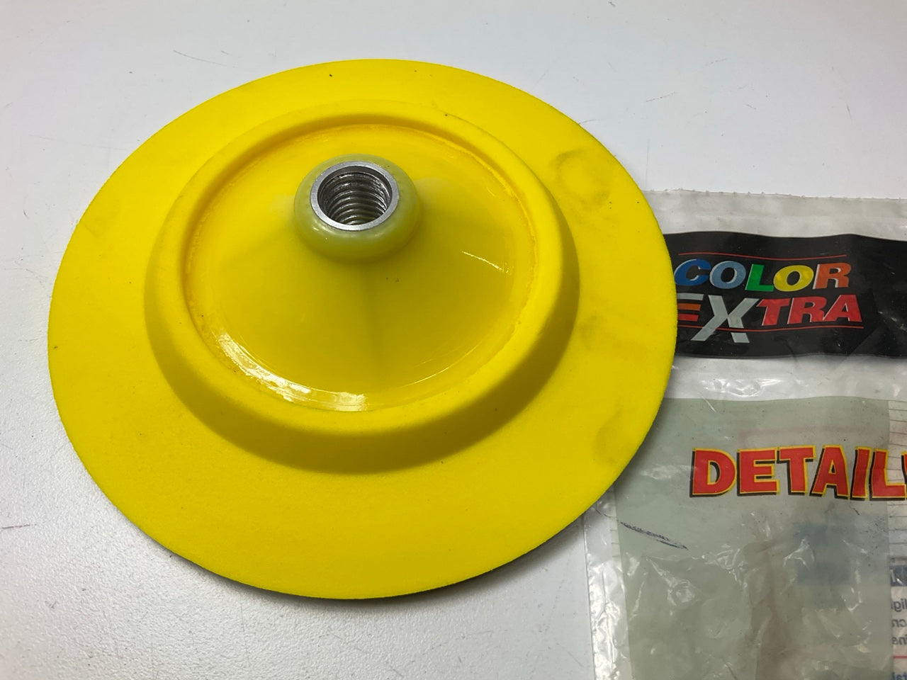 Color Extra CX3151 Polisher 6-1/2'' Urethane Molded Back Plate 5/8'' X 11 Arbor