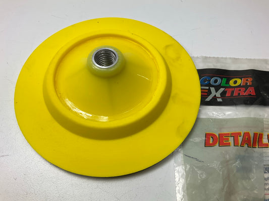 Color Extra CX3151 Polisher 6-1/2'' Urethane Molded Back Plate 5/8'' X 11 Arbor