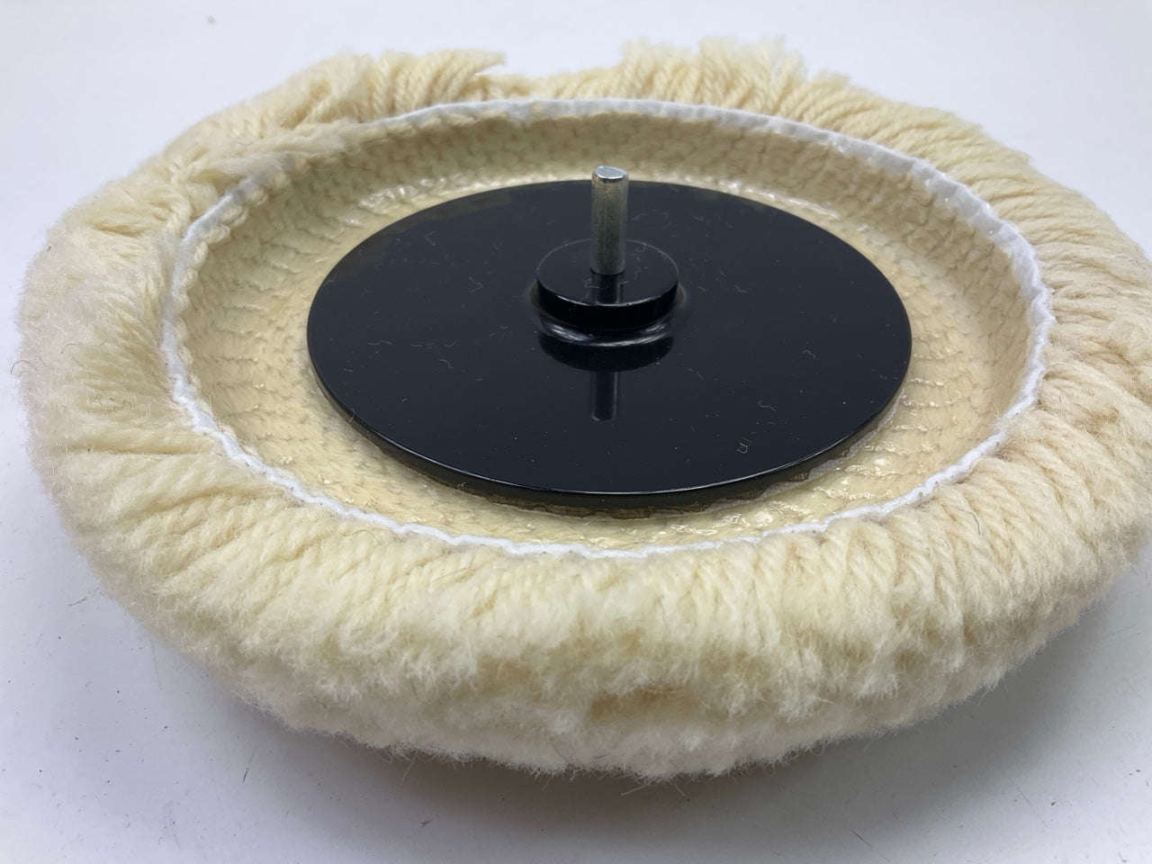 Color Extra CX3200 6'' 100% Tufted Wool Pad For 1/4'' Shaft Drill