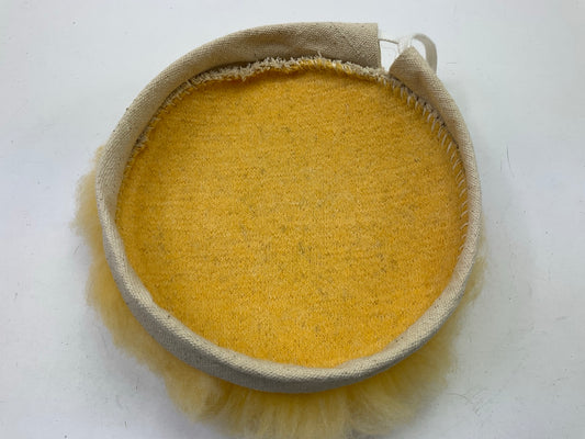 Color Extra CX3203 7'' Wool Tie Onorbital Buffer Pad Bonnet