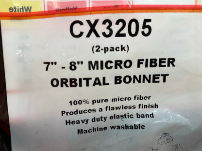 Color Extra CX3205 Polishing Buffing Pad Bonnet 7''-8'' Microfiber Orbital Bonnets