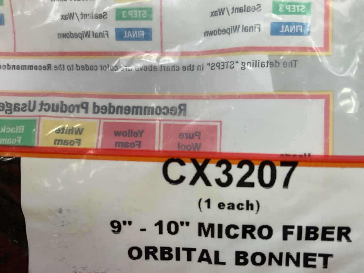 NEW 9'' - 10'' Terry Microfiber Bonnet Orbital Car Buff Bonnet Pads (PAIR)