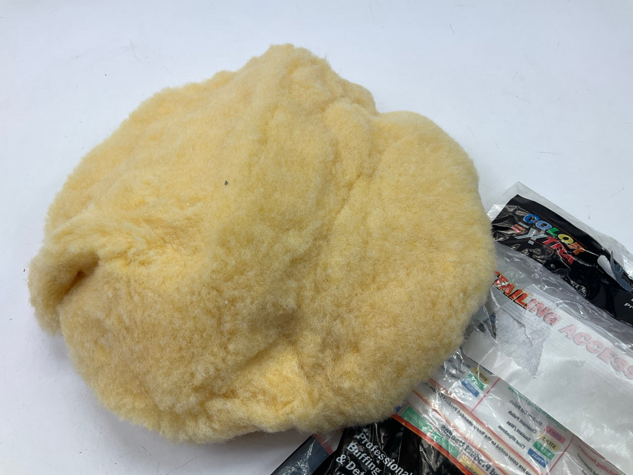 Color Extra CX3209 Polishing Buffing Pad Bonnet 9-10'' Synthetic Wool