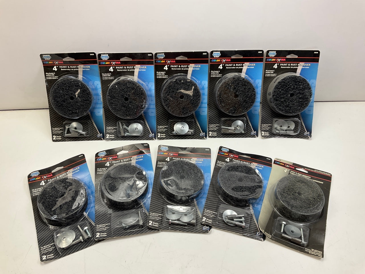 (10) Color Extra CX8238 4'' Paint & Rust Remover Wheel Discs