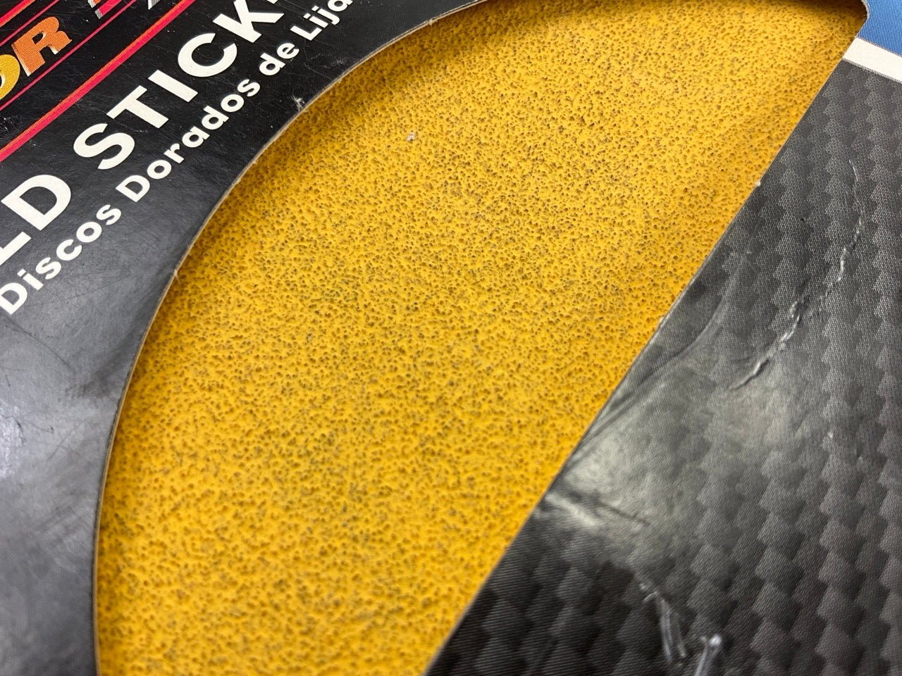 50 Discs - Color Extra CX8251 6'' Gold Stick-on Sanding Discs P80 80 Grit Stick