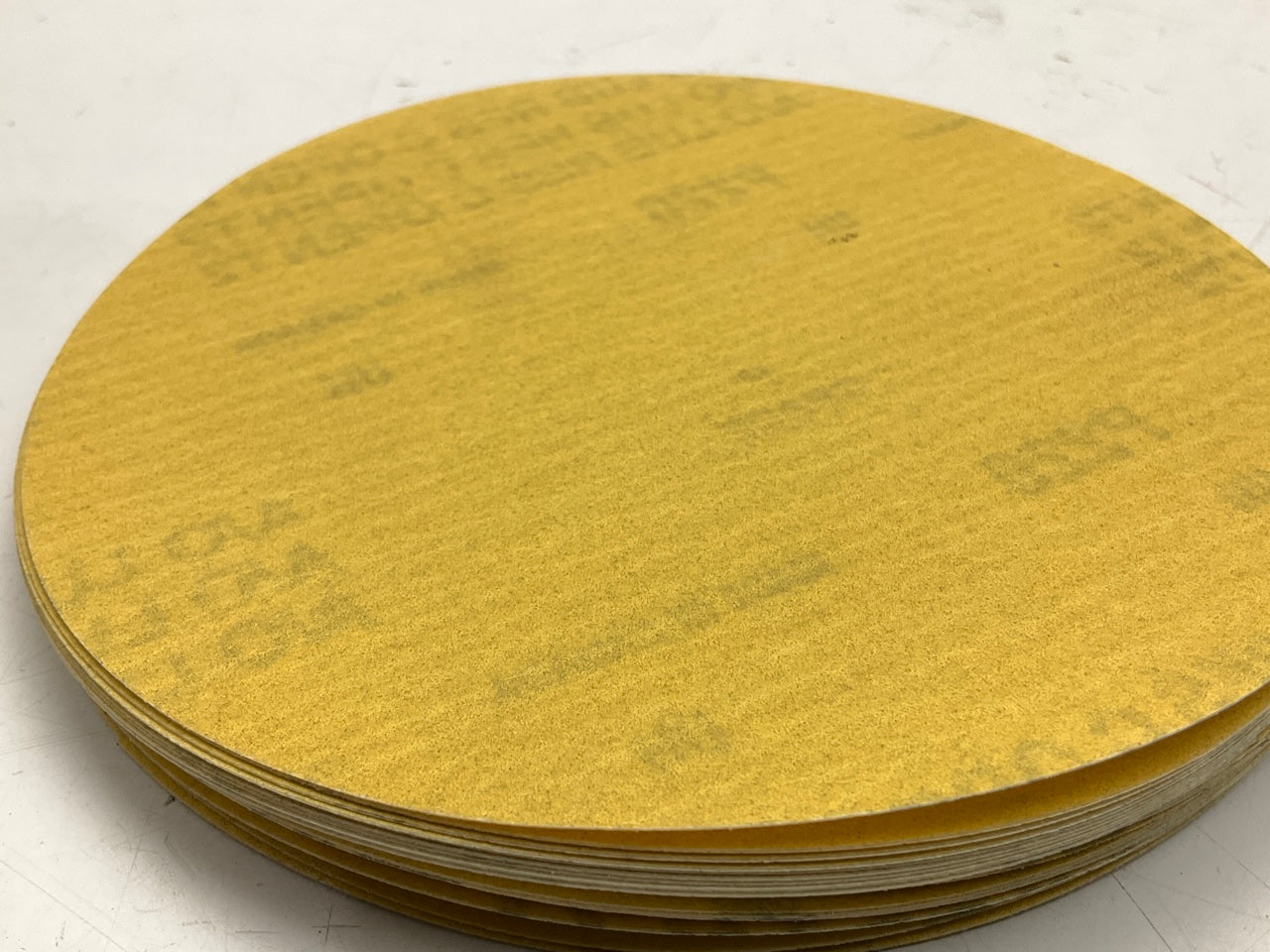 Color Extra CX8253 6'' Gold Stick On Sanding Discs, 220 Grit - 25 Pack