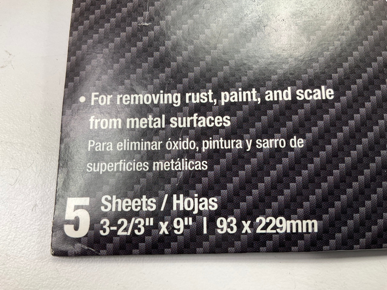 Pack Of 5 - Color Extra CX8260 Metal Sanding Cloths 3-2/3'' X 9'' - Assorted Grits