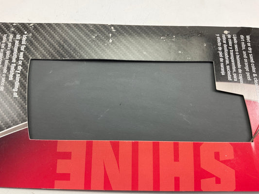 Pack Of 5 Color Extra CX8269 WET/DRY Sandpaper Sheets 1500 Grit Shine 3-2/3''X9''