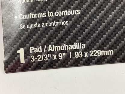(2) Color Extra CX8273 Maroon Scuffing Pads 3-2/3'' X 9'' P360 360 Grit