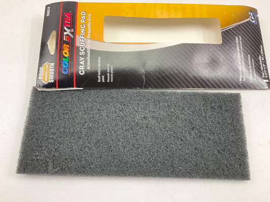 Color Extra CX8274 Gray Scuffing Pad 3-2/3'' X 9'' P800 800 Grit SMOOTH