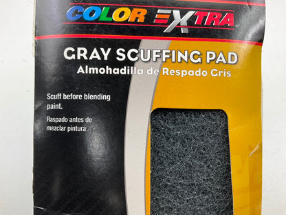 Color Extra CX8274 Gray Scuffing Pad 3-2/3'' X 9'' P800 800 Grit SMOOTH