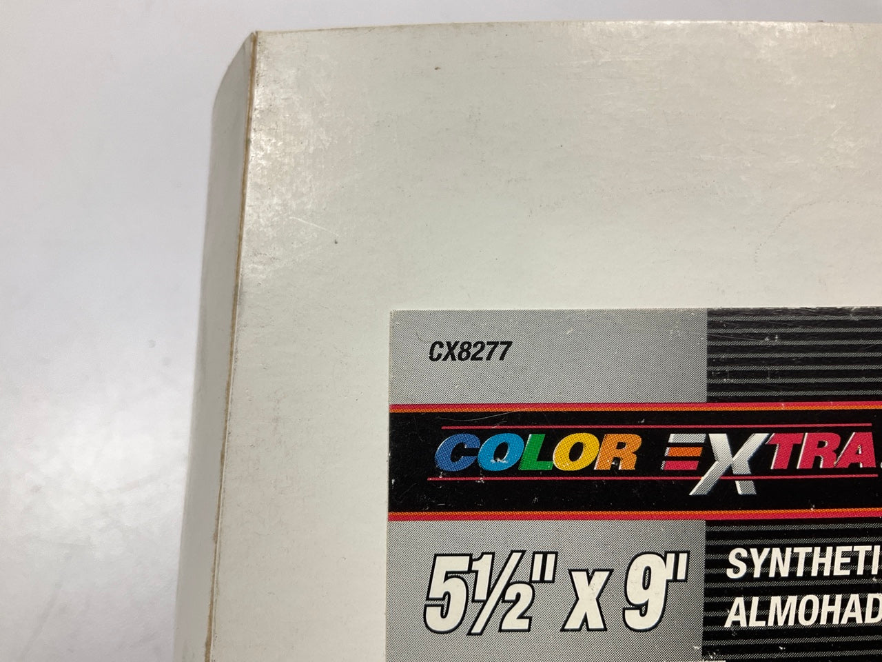 (10) Color Extra CX8277 5-1/2'' X 9'' Synthetic Scuffing Pads, Maroon