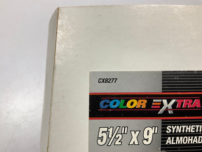 (10) Color Extra CX8277 5-1/2'' X 9'' Synthetic Scuffing Pads, Maroon