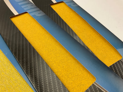 5 PACKS - Color Extra CX8281 Stick-on File Sheets 80 Grit Strip 2-3/4''X16-1/2''