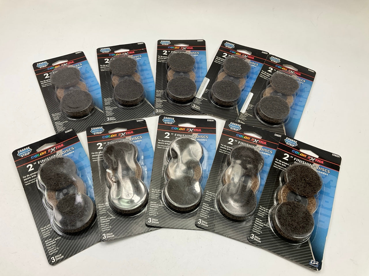 (30) Discs Total - Color Extra CX8291 2'' COARSE Gasket Surface Prep Disc Kit