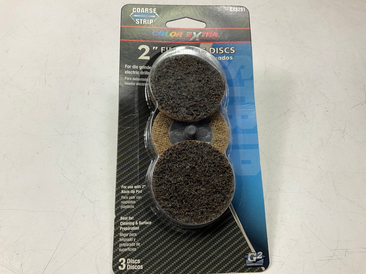 (3) Discs  - Color Extra CX8291 2'' COARSE Surface Prep Discs For Mechanics