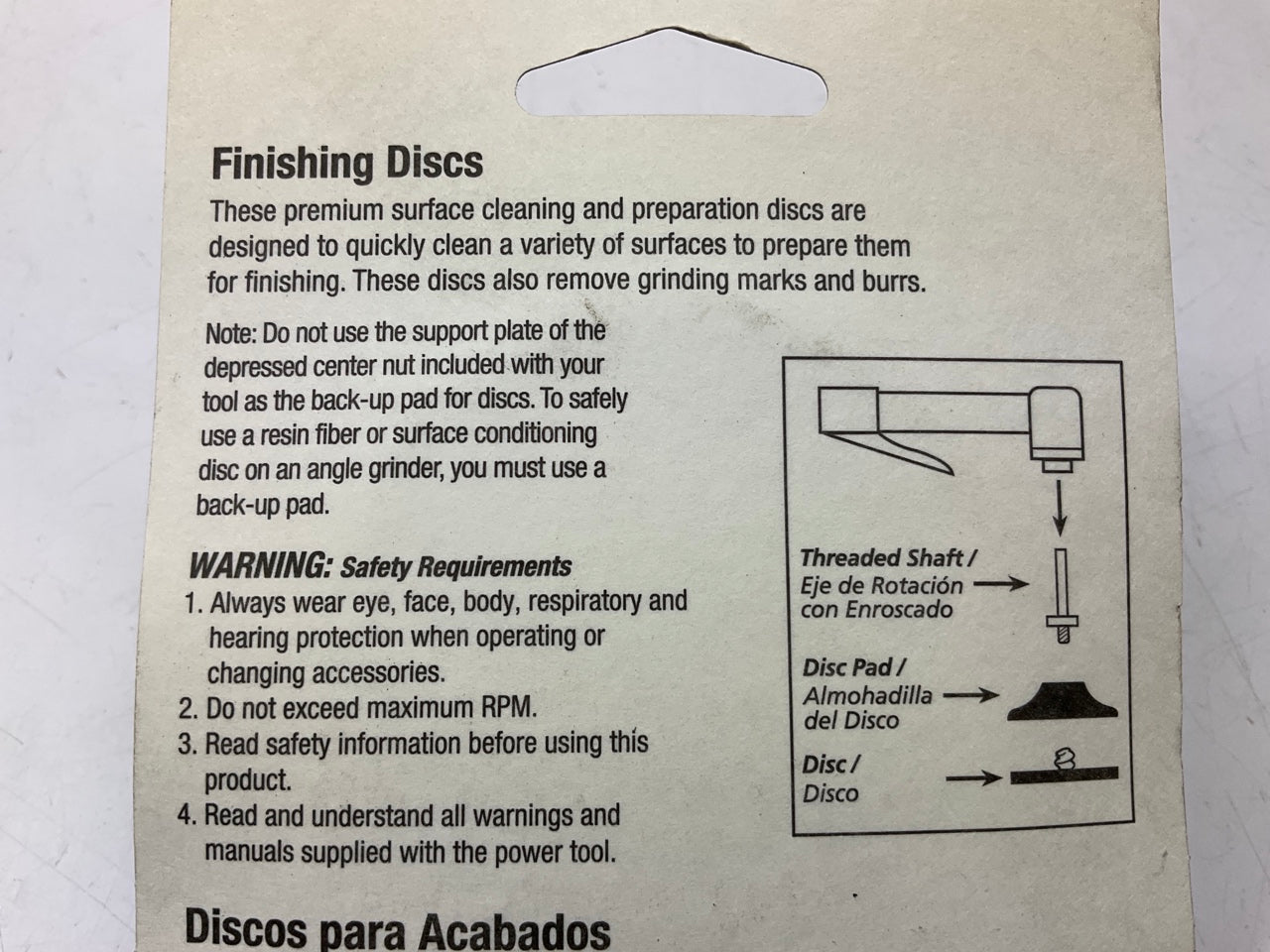 Color Extra CX8291 2'' Finishing Discs For Die Grinders & Electric Drills 3/Pack