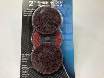 Pack Of 30 - Color Extra CX8292 2'' Finishing Abrasive Sanding Discs MEDIUM GRIT
