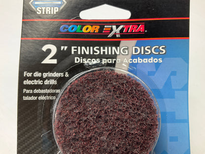 Pack Of 30 - Color Extra CX8292 2'' Finishing Abrasive Sanding Discs MEDIUM GRIT