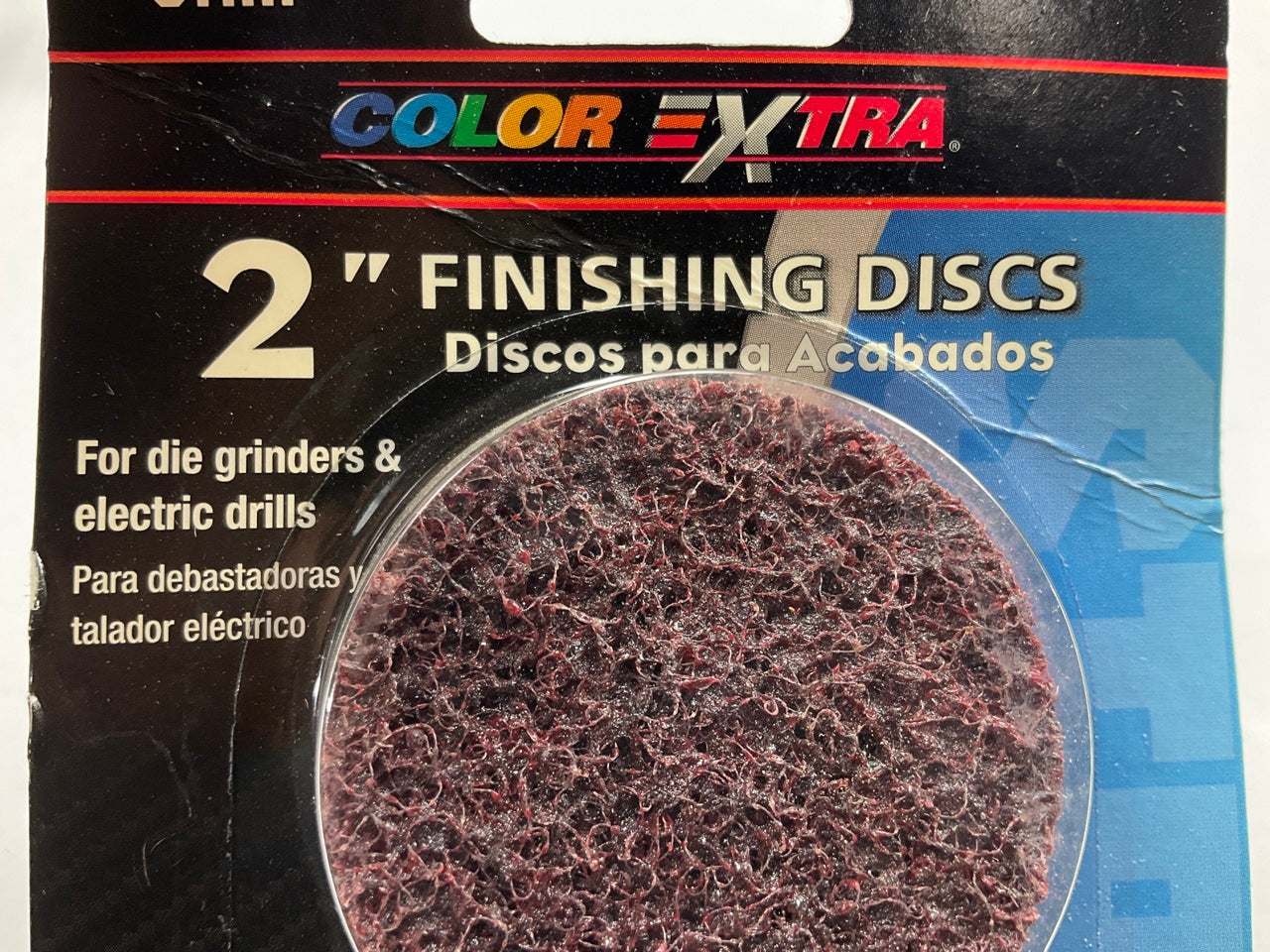 Pack Of 9 - Color Extra CX8292 2'' Finishing Abrasive Sanding Discs MEDIUM GRIT