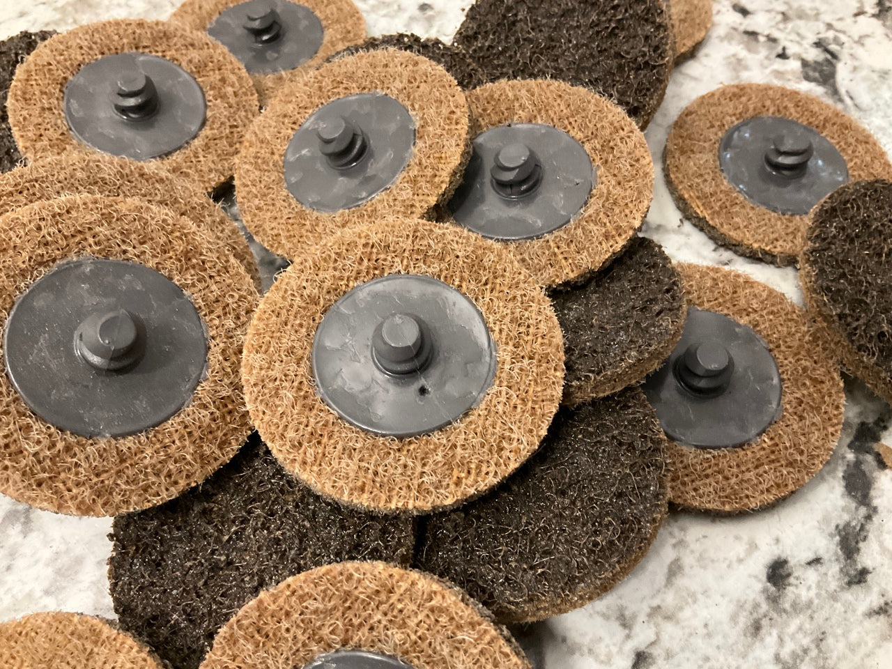 (25) PCS Color Extra CX8296  2'' COARSE Sanding Finishing Debris Removal Discs