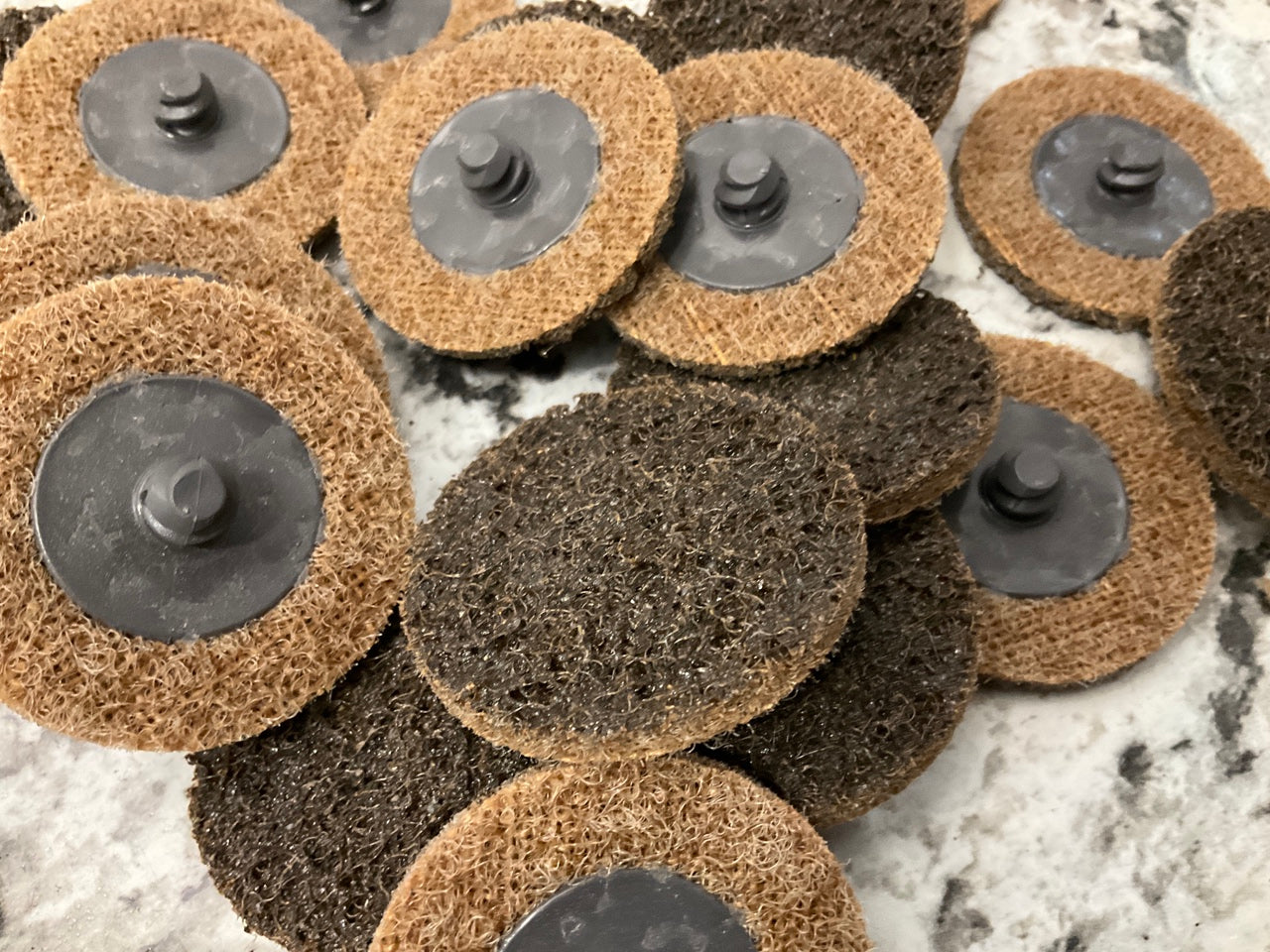 (25) PCS Color Extra CX8296  2'' COARSE Sanding Finishing Debris Removal Discs