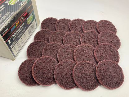 (x20) Color Extra CX8297 2'', Medium Grit Finishing Sanding Discs Surface Prep.