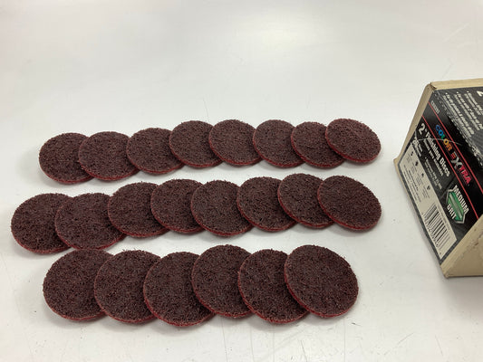22 PACK Color Extra CX8297 2'', Medium Grit Finishing Sanding Discs Surface Prep