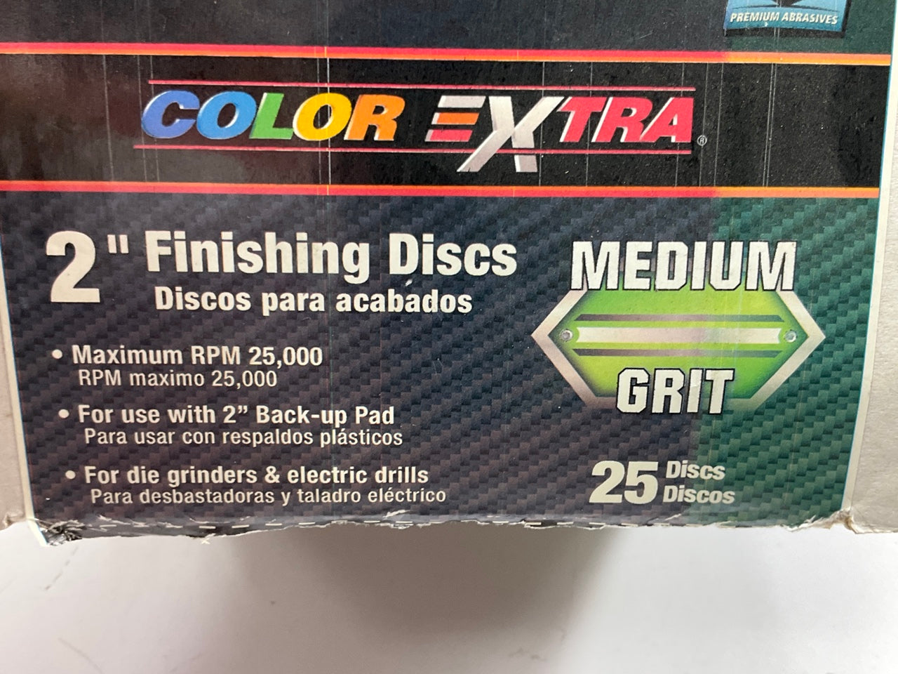 23 DISCS Color Extra CX8297 2'', Medium Grit Finishing Sanding Discs Surface Prep