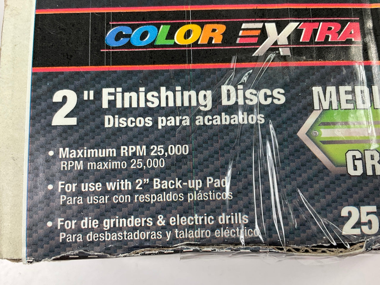 (24) Color Extra CX8297 2'' Finishing Discs MEDIUM GRIT