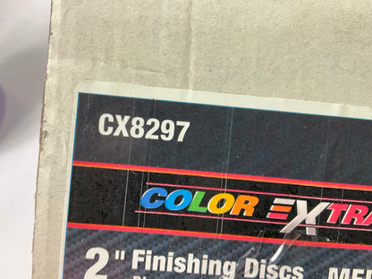 (24) Color Extra CX8297 2'' Finishing Discs MEDIUM GRIT