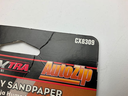 Color Extra CX8309 WET/DRY Sandpaper Holder W/ 6 Assorted Sheets 80 180 320 Grit