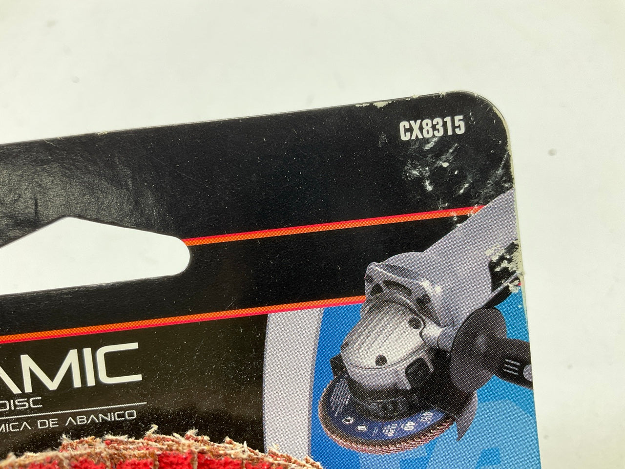 10 PACK - Color Extra CX8315 4-1/2'' Ceramic Flap Discs, P60 60 Grit