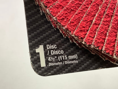 Color Extra CX8315 4-1/2'' Ceramic Flap Disc P60 60 Grit