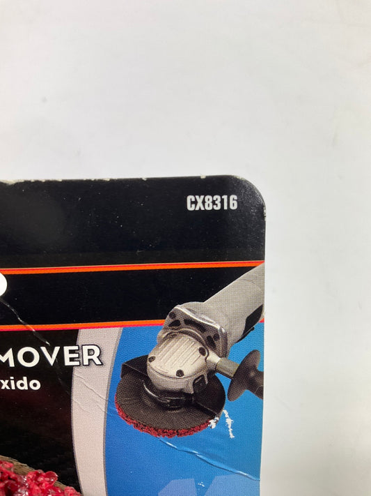 Color Extra CX8316 4-1/2'' Paint & Rust Abrasive Remover Angle Grinder Disc