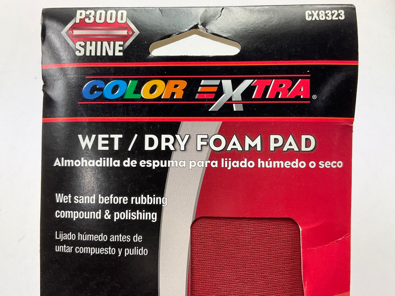 (4) 5-Pack Color Extra CX8323 WET/DRY Foam Pad 3000 Grit Shine 3-2/3''X9''