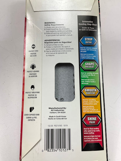 (4) 5-Pack Color Extra CX8323 WET/DRY Foam Pad 3000 Grit Shine 3-2/3''X9''