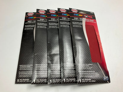 (5) Color Extra CX8323 WET / DRY Foam Sanding Pad, 3000 Grit Shine 3-2/3'' X 9''