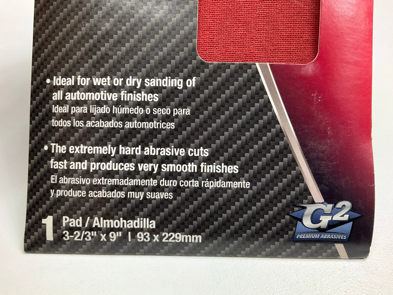 (5) Color Extra CX8323 WET / DRY Foam Sanding Pad, 3000 Grit Shine 3-2/3'' X 9''