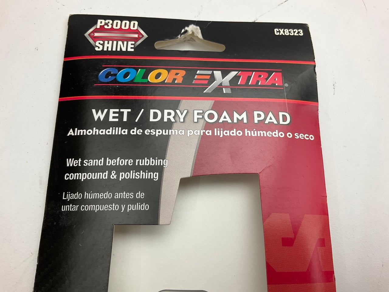 Color Extra CX8323 WET / DRY Foam Pad 3000 Grit Shine 3-2/3''X9