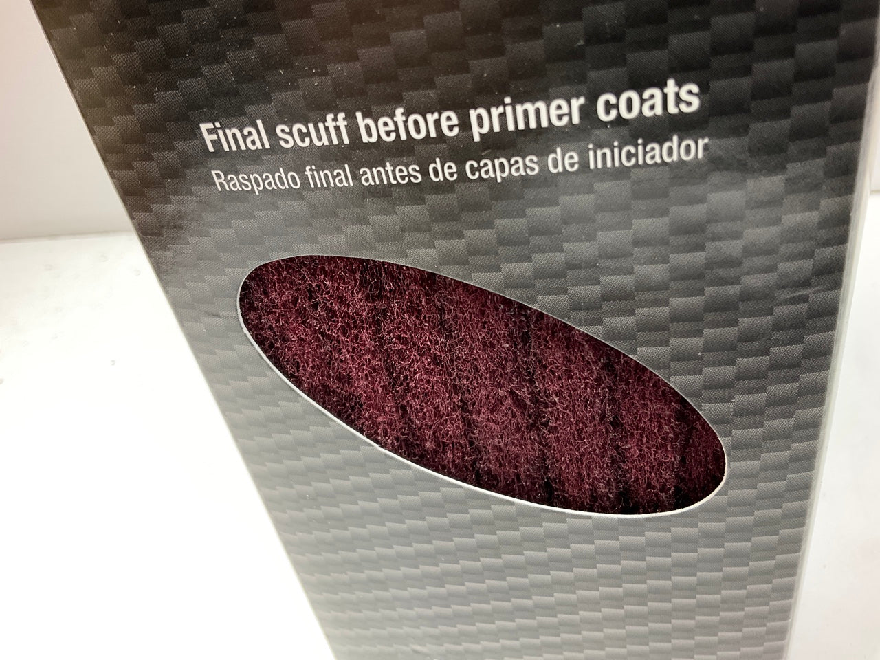Pack Of 10 - Maroon Scuffing Pads P360 Shape 360 Grit  6'' X 9''