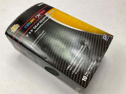 Pack Of 10 - 6''X9'' Gray Scuffing Pads P800 SMOOTH 800 Grit