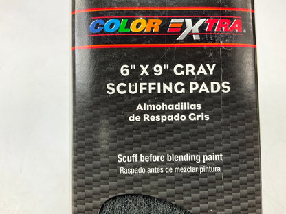 Pack Of 10 - 6''X9'' Gray Scuffing Pads P800 SMOOTH 800 Grit