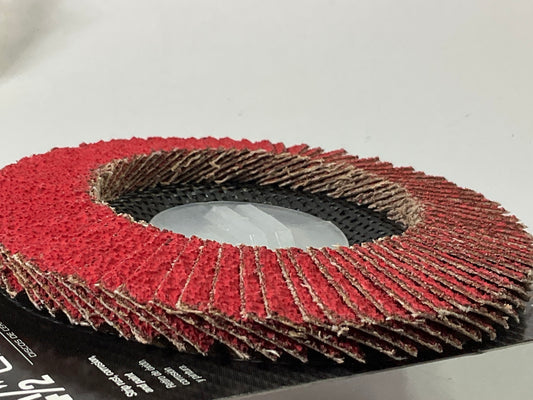 Color Extra CX8329 4-1/2'' Ceramic Flap Disc P40 40 Grit