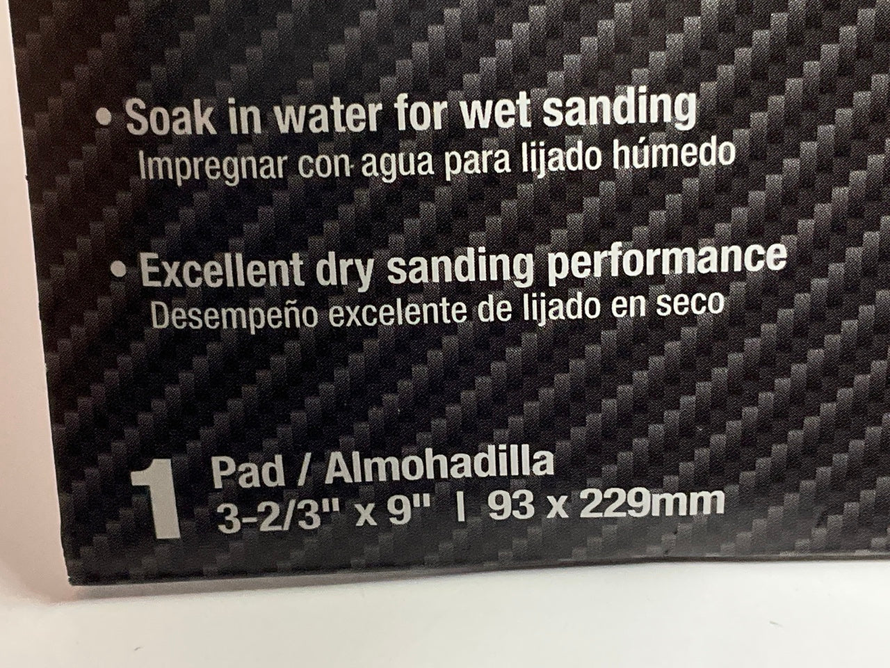 Color Extra CX8330 WET / DRY Foam Pad 3-2/3'' X 9''