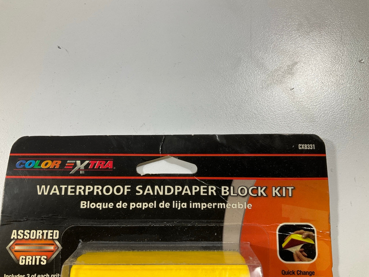 Color Extra CX8331 Sandpaper Block Kit W/12 Sheets 220 320 400 & 600 GRITS